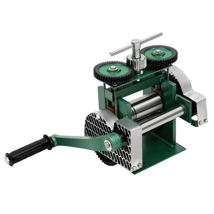 Rolling Mill – Rolmolen – Metaalwals – Draadwals – Sieraadmachine – 3-in-1 Functionaliteit – Duurzaam Gietijzer & Stalen Rollers – Viridity Variant