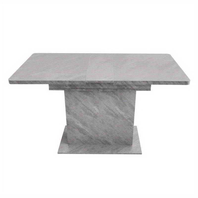 Uitklapbare Eettafel – Vouwbare Tafel – Multifunctionele Tafel – Opbergtisch – Industrieel Design – Ruimtebesparend – Stalen Frame met Betonlook
