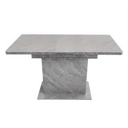 Uitklapbare Eettafel – Vouwbare Tafel – Multifunctionele Tafel – Opbergtisch – Industrieel Design – Ruimtebesparend – Stalen Frame met Betonlook