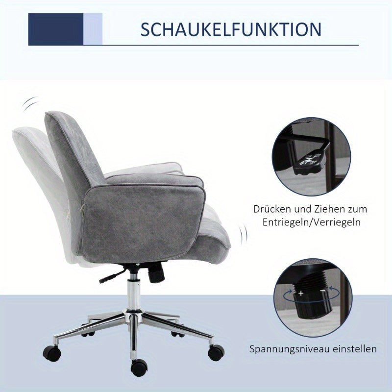 XXL Bureaustoel – Ergonomische Stoel – Bureaustoel Met Verstelling – Comfortabele Werkstoel – Gamingstoel – In Hoogte Verstelbaar – Ademend Mesh Rugleuning