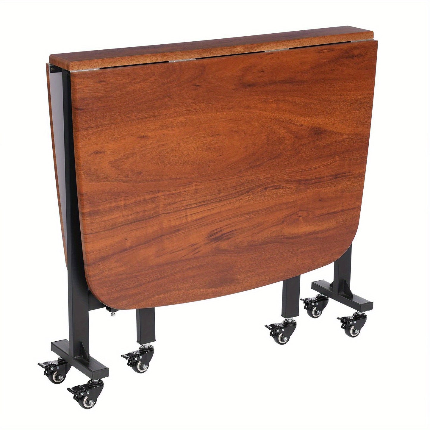 Klaptafel – Vouwtafel – Campingtafel – Tuintafel – Plooitafel – Extra Groot 120x80x75 cm – Stevig Hout & Staal – Ruimtebesparend & Mobiel