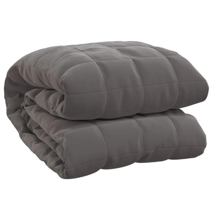 Gewichtsdeken – Verzwaringsdeken – Zwaartedeken – Verzwaarde Deken – Therapiedeken – 220x235 cm – 15 kg – Soft Ademend Polyester – Gequilte Vakverdeling