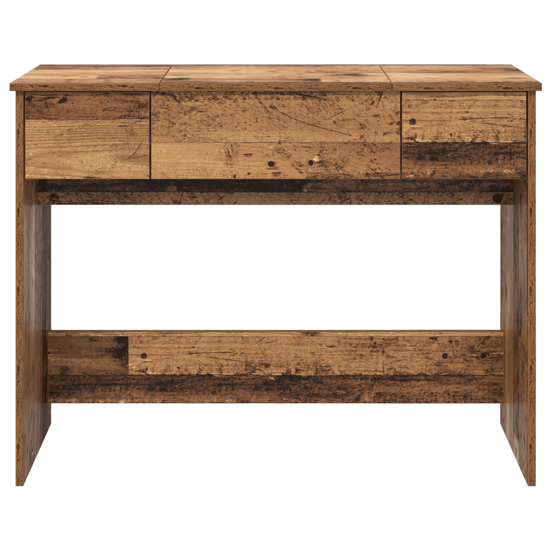 Dressing table met Mirror Old Wood 100x45x76cm