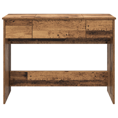 Dressing table met Mirror Old Wood 100x45x76cm