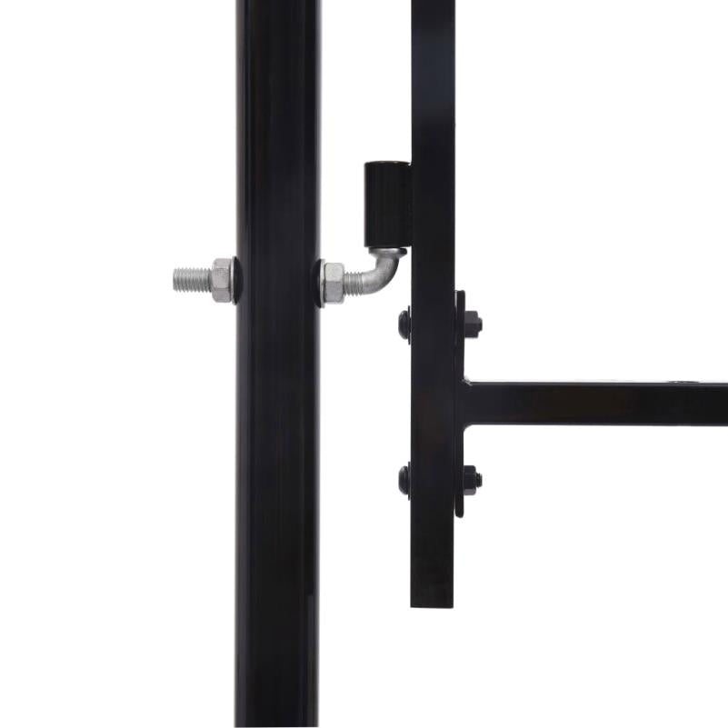 Tuinpoort – Tuindeur – Schuttingdeur – Metalen Poort – Poortframe – Stabiele Metaalconstructie – 100x120 cm – Eenvoudige Montage Met Voorgeboorde Gaten