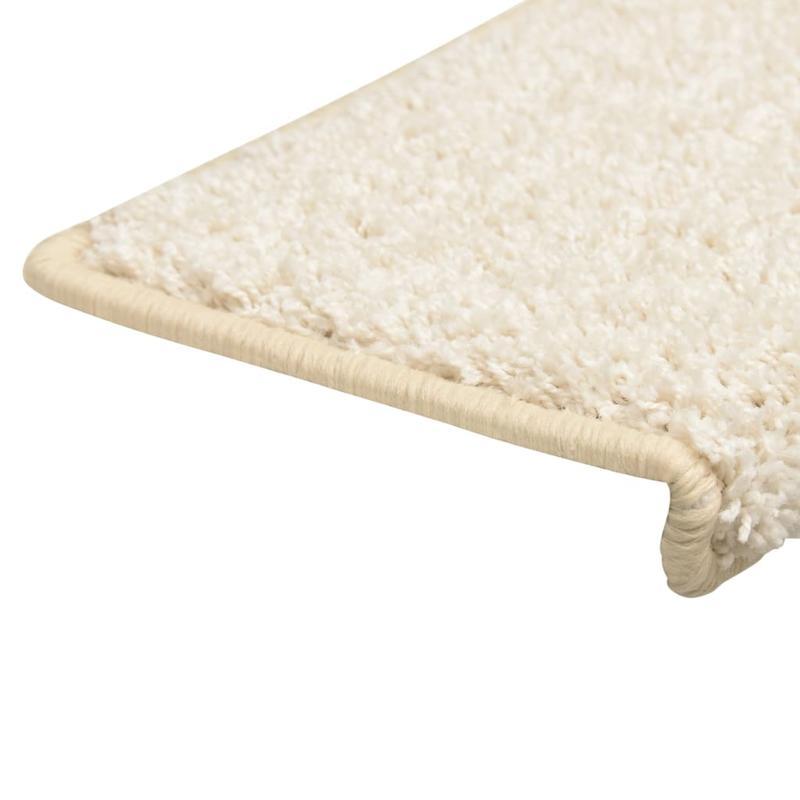 Trapmatten – Trapbekleding – Antislip Matten – Traplopers – Wit – 15 Stuks – 65x21x4 cm – Veilig & Comfortabel