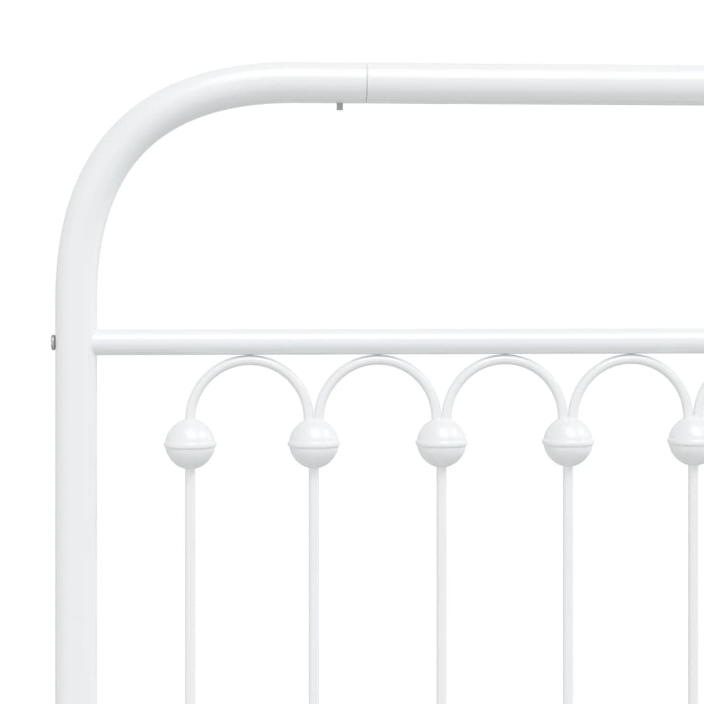 Bedframe – Bed – Eenpersoonsbed – Kinderbed – Slaapkamerbed – Met Hoofd- En Voetbord – Stevig Metaal – Compact 75x190 cm