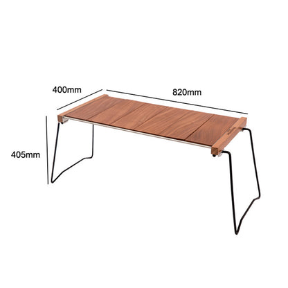 Campingtafel – Inklapbare Tafel – Outdoor Tafel – Picknicktafel – Vouwtafel – Modulair Ontwerp – Houten Tafelblad