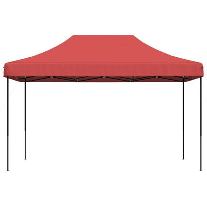 Partytent inklapbaar pop-up 440x292x315cm bordeauxrood