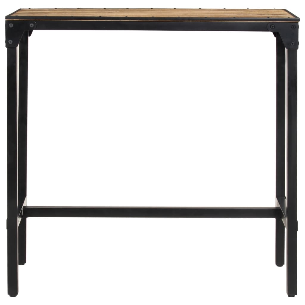 Barset – Barsets – Bar Set – Tuinbarset – Tuinbarsets – Massief Mango Hout – Industrieel Metaal Frame - Bruin