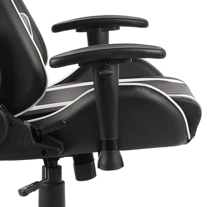 Gamingstoel – Gamestoel – Gaming Chair – Bureaustoel – Game Stoel – Hoge Rugleuning – Verstelbare Zithoogte – Wit Zonder Voetensteun