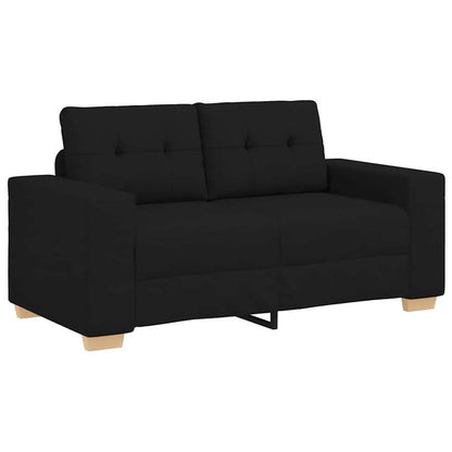 Tweezitter Bank – 2-Zits Sofa – Loveseat – Zetel – Bankstel – Zwart – Compact 47 Inch – Hardhouten Frame & Brandwerend