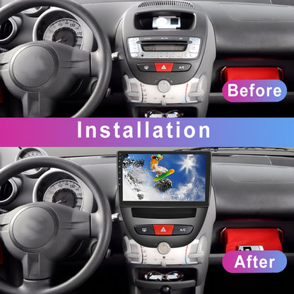 Android Autoradio – Autoradio, Navigatiesysteem, Multimedia, DAB Radio – 25,65 cm IPS Touchscreen – Android 13, Draadloos CarPlay & Android Auto
