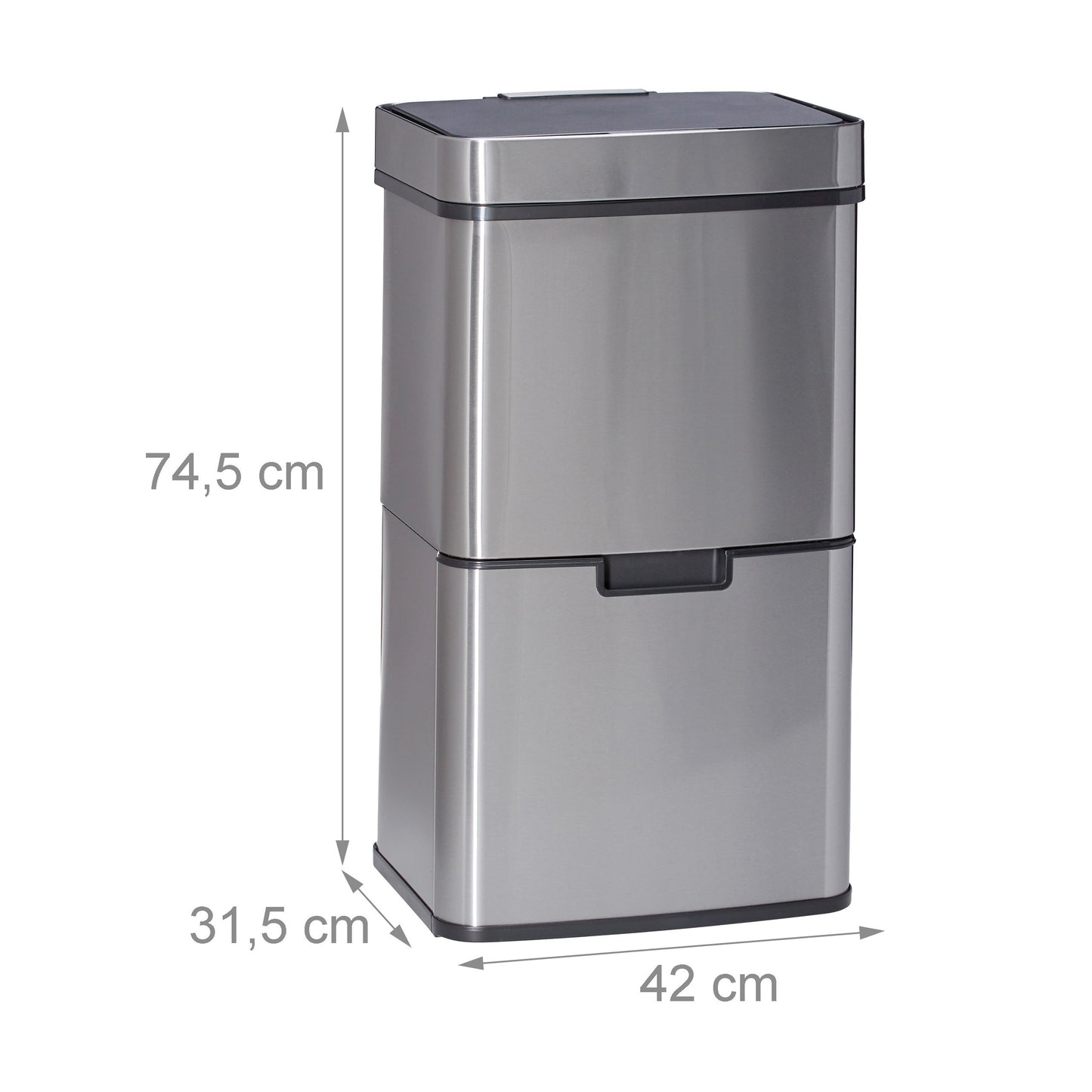 Staande fontein – Tuinfontein – Waterornament – Buitensfontein – Decoratieve fontein – Bruin – Aluminium – 74 cm hoog – Met waterkraan en bassin