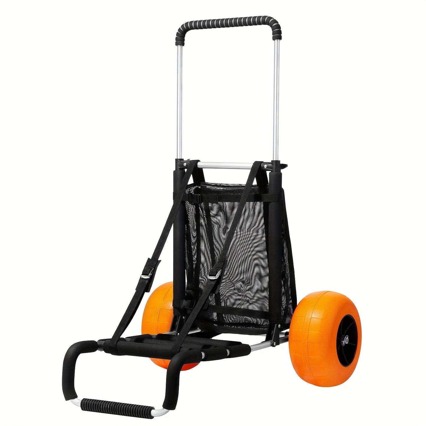 All-Terrain Strandwagen – Vouwkar – Bolderwagen – Trolley – Winkeltrolley – 12 Inch Luchtbanden – Hoge Draagkracht – Vouwbaar Frame – Grote Mand