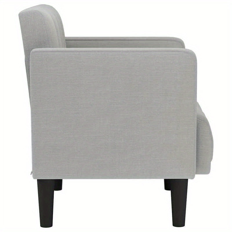 Sessel Mit Armlehnen Wolkengrau 53cm Stoff