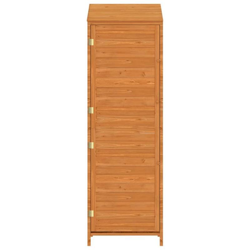 Tuinkast – Tuinberging – Opbergkast Buiten – Buitenopbergkast – Tuinkast Grenenhout Marrone – Duurzaam Massief Grenenhout – Compact 55x52x174,5 cm