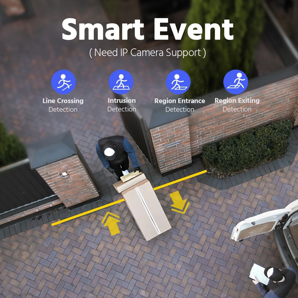 Beveiligingscamera Systeem – Camerabewaking – CCTV Set – Surveillance Kit – Bewakingscamera Set – 16-Kanaals PoE NVR Recorder – 12MP Ultra-Hoge Resolutie – Realtime App Meldingen