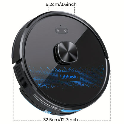 Robotstofzuiger SL60Ultra – Robotstofzuiger Met Dweilfunctie – Automatische Stofzuiger – Slimme Schoonmaakrobot – Draadloze Stofzuiger – 4500Pa Zuigkracht – Intuïtieve App- En Spraakbediening