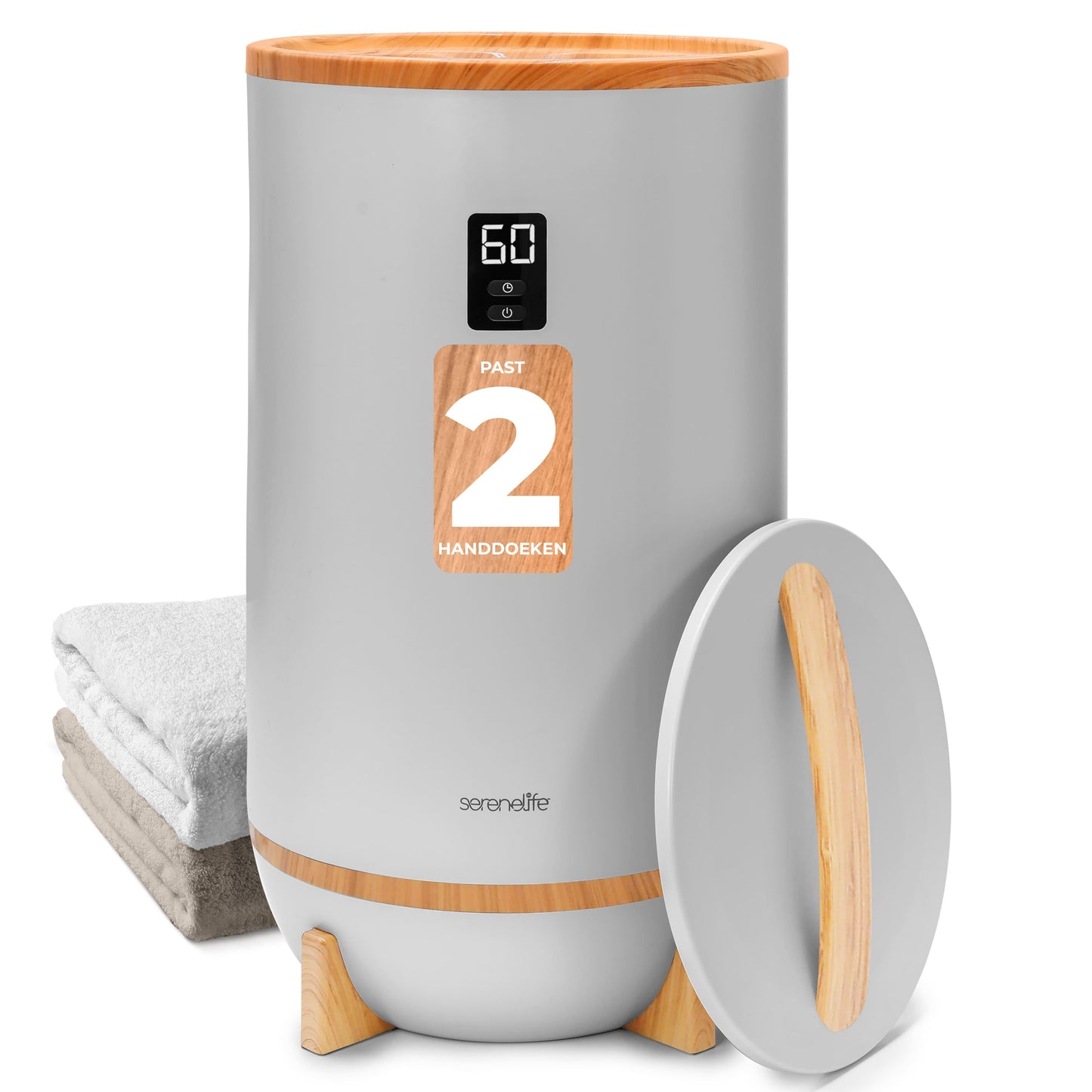 Handdoekverwarmer – Handdoekwarmer – Handdoekstomer – Towel Warmer – Towel Heater – Elektrisch – Geurhouder – Automatische Uitschakeling – Compact 30,5x30,5x54,6 cm