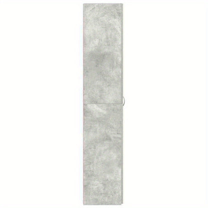 Schoenenkast – Schoenenrek – Schoenenopberger – Schoenenkastje – Schoenenmeubel – Verticale Ruimtebesparing – Duurzaam Hardhout – Beton-Grijs