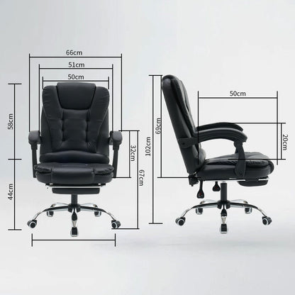 Gamestoel – Gaming Stoel – Game Stoel – Gaming Chair – Bureaustoel – Ergonomisch Pocketvering Rugleuning – Verstelbaar Aluminium Frame – Kunstleer Zwart