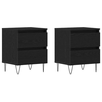 2pcs Nightstands 40x35x50cm Sturdy and Durable, Adding a Touch of Style to Your Room, Hardwood Material, Assembled, Independent, Storage Capacity