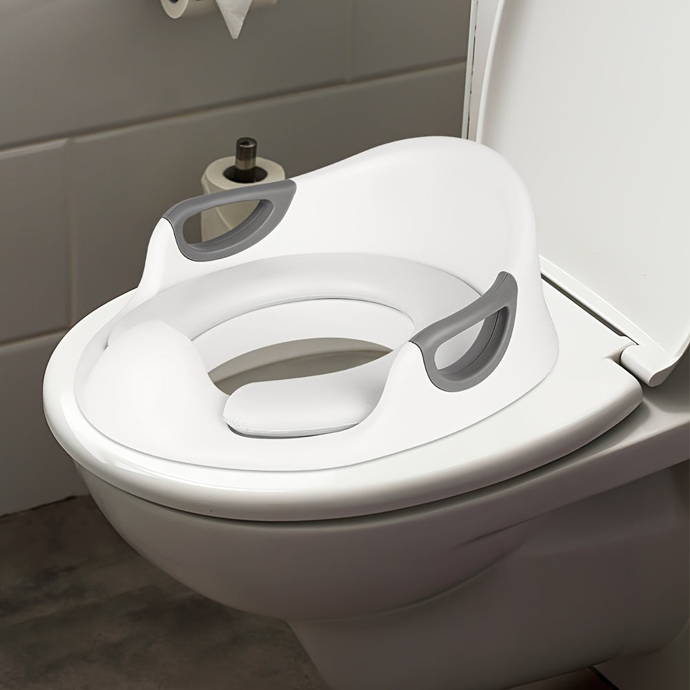 Toiletverhoger – Toiletbril Verhoger – Toiletstoel Verhoger – WC Verhoger – Toiletlift – Met Stevige Handgrepen – 37x33x16 cm Hoogte – Duurzaam PVC, Antislip en Eenvoudige Montage