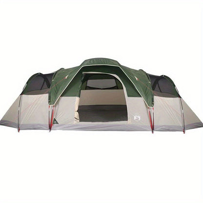 Koepeltent – Dometent – Familie Tent – Camping Tent – Groene Tent – 11 Personen – Waterdicht Polyester – Stevig TPU Frame