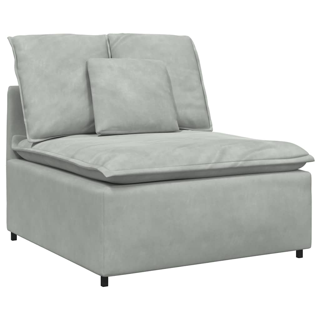 Hoekbank – Modulaire Bank – L-vormige Bank – Zitbank – Loungesofa – Velvet Bekleding – Stevig Metalen Frame – Donkergroen