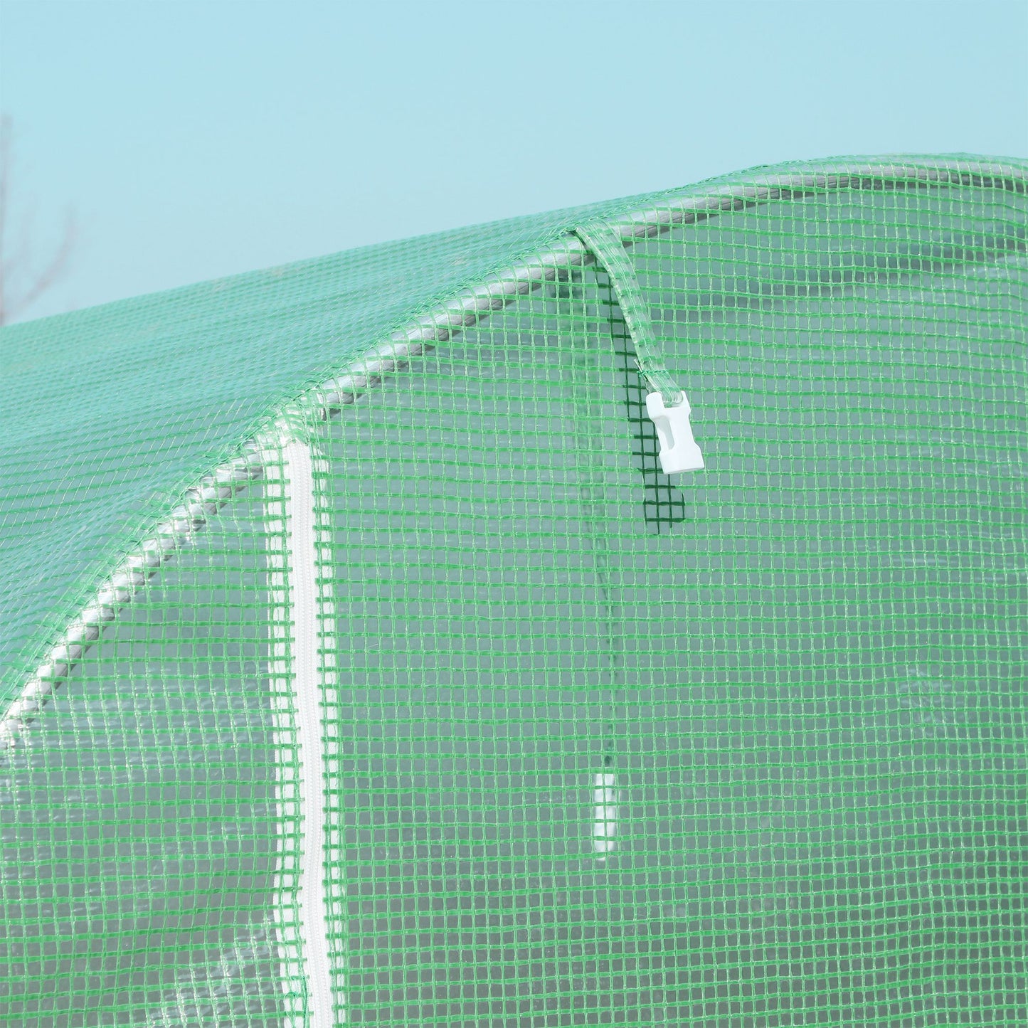 Tuinkas – Kasje – Groentekas – Plantenkas – Tunnelkas – Groen – 8 m² – Versterkt Stalen Frame – Insectengaas Ramen