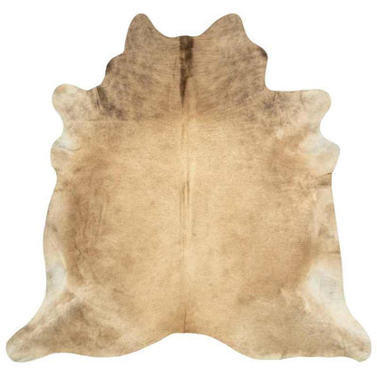Koeienhuid Mat – Vloerkleed – Schapenvacht Tapijt – Beige – 180x220 cm – Duurzaam Polypropyleen – Zacht & Verend