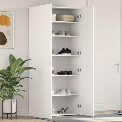 Schoenenkastje – Schoenenrek – Schoenopbergkast – Schoenenkast – Opbergkast – Variant Blanc – Duurzaam En Stevig – Compact En Praktisch