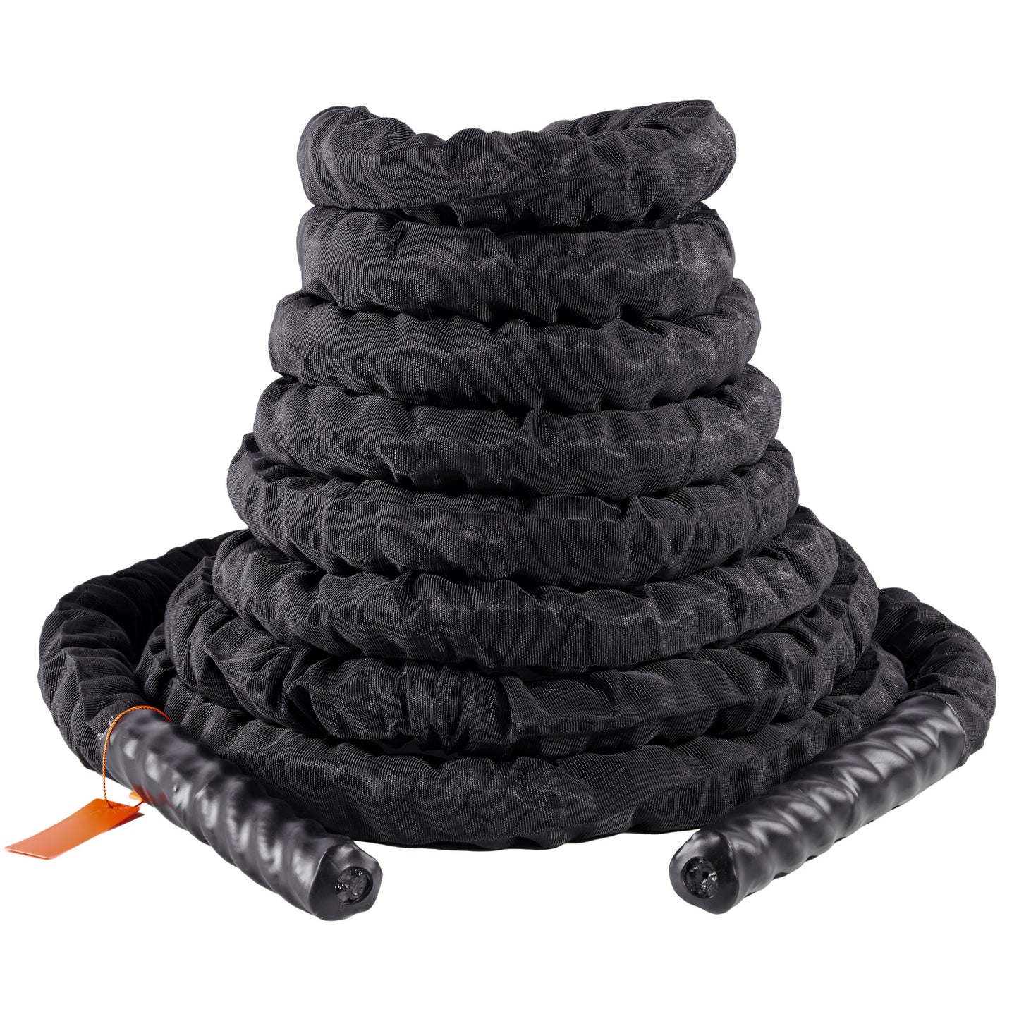 Battle Rope – Krachttouw – Fitness Touw – Trainingskoord – Workout Touw – 12 Meter – 100% Polyester – Inclusief Handvatten en Beschermhoes