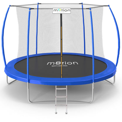 Trampoline – Springkussen – Tuinspeelgoed – Fitnessspringer – Speeltoestel – 305 cm Diameter – Veiligheidsnet Met Ritssluiting