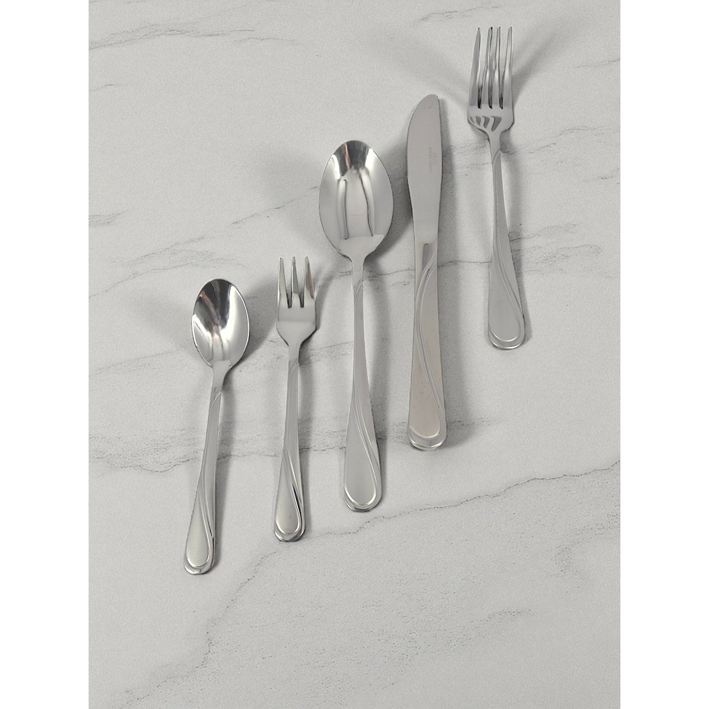Cutlery in The Suitcase | 72pcs | 12 People | Stainless Steel | Fork | Spoon | Knife | SATIN 2232D
