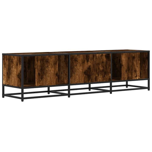 TV meubel – Tv kast – Tv meubel met opbergruimte – Media meubel – Entertainment meubel – Variant Brun – Ruime opslag – Duurzaam materiaal zonder hout
