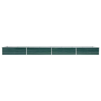 Raised Garden Bed – Hoogtebed – Tuinbak – Moestuinbak – Plantenbak – Gegalvaniseerd Staal – 600x80x45 cm Groen