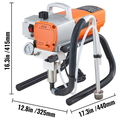 Verfspuit – Verfspuitpistool – Spuitpistool – Airless Verfspuit – Schilderpistool – 1800W Krachtige Motor – 3000 PSI Hogedruk