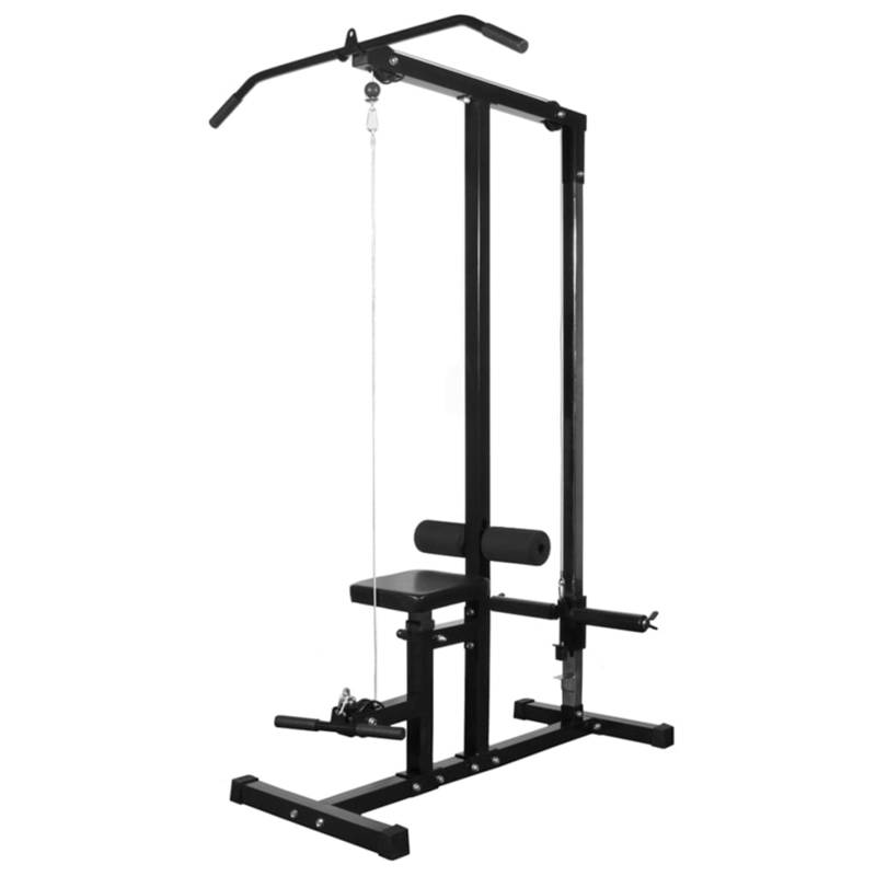 Power Tower – Krachtstation – Fitnessapparaat – Thuisgym – Sporttoestel – Tungsten Staal – Verstelbare Gewichten