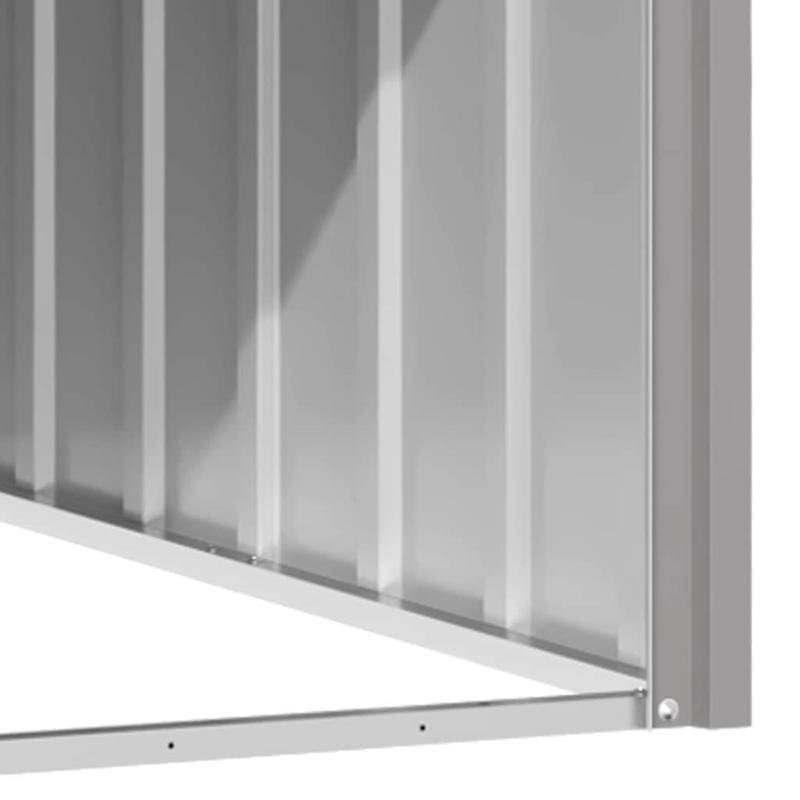 Hondenkennel – Hondenbench – Dogcrate – Hondenkooi – Huisdierkennel – Grijs – Gegalvaniseerd Staal – Ventilatie – Lichtgewicht & Makkelijk Schoon Te Maken