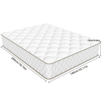 7-Zone Pocket Spring Mattress, 90×200 Cm, 22 Cm Height, Foam And Ergonomic Support, Firmness H3, Includes Fitted Sheet, Ideal for Adults.