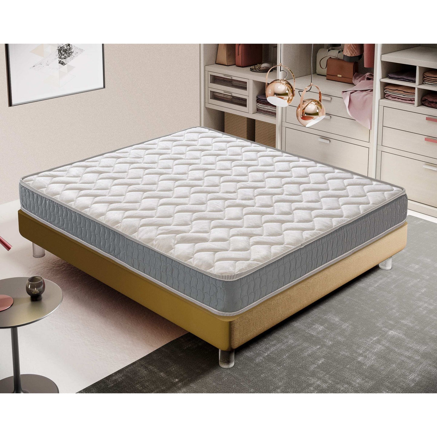 Orthopedisch Matras – HR Foam Matras – Stevig Slaapsysteem – Traagschuim Matras – Ondersteunend Matras – 120x200 cm – 9 Comfortzones – Hoogwaardig HR Schuim