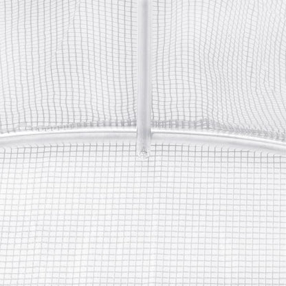 Kas – Serre – Tuinkas – Kweekkas – Bianco Variant – Stevig Wit Stalen Frame – Ruim 18 m² - 6x3x2 m