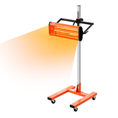 Infraroodlamp – Infraroodverlichting – Warmtelamp – Verfdroger – Drooglamp – 1500W Vermogen – 360° Verhitingssysteem