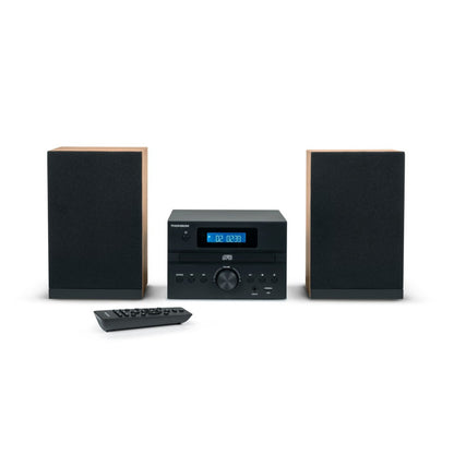 Microset – Micro Tower – Muzieksysteem – Stereo Set – Draadloos Audio – Bluetooth – CD & USB Speler – 20W RMS Vermogen