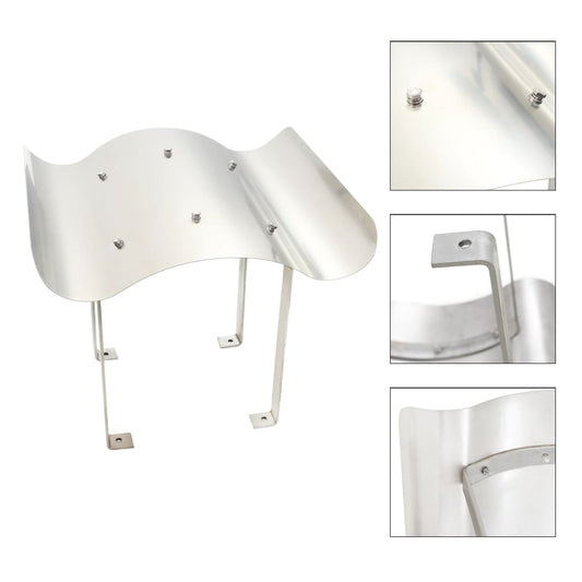 Schoorsteenkap – Kachelkap – Rookkap – Pijpkap – Afdekplaat – Roestvrij Staal – Compact 50x50x37 cm