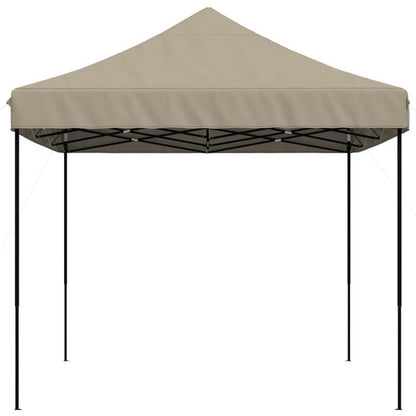 Collapsible Pop-Up Party Tent 440X292X315 Cm in Taupe Color