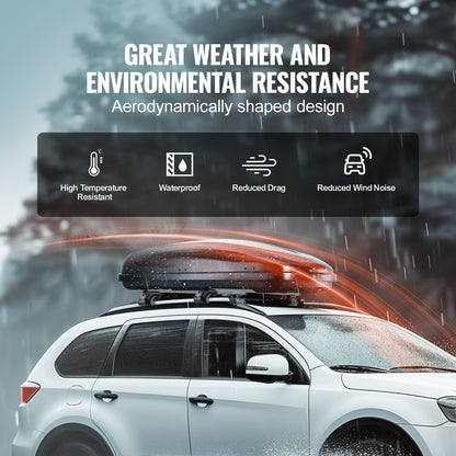 Dakkoffer – Autodakkoffer – Auto Daktas – Bagagebox – Dakdrager – 220 Liter Inhoud – Duurzaam ABS Materiaal