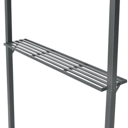 Tuinpaviljoen – Partytent – Prieel – Pergola – BBQ Paviljoen – Stevig Gepoedercoat IJzeren Frame – Waterafstotend Dubbel Polyester Dak 250x241x151 cm